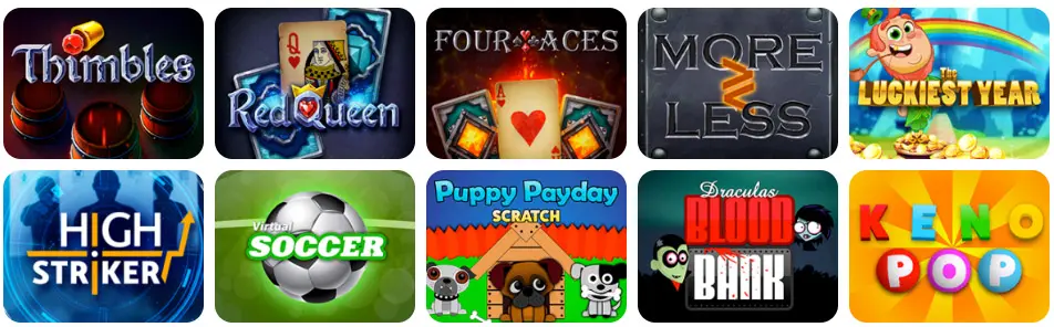 Jeux en ligne BeVegas Casino