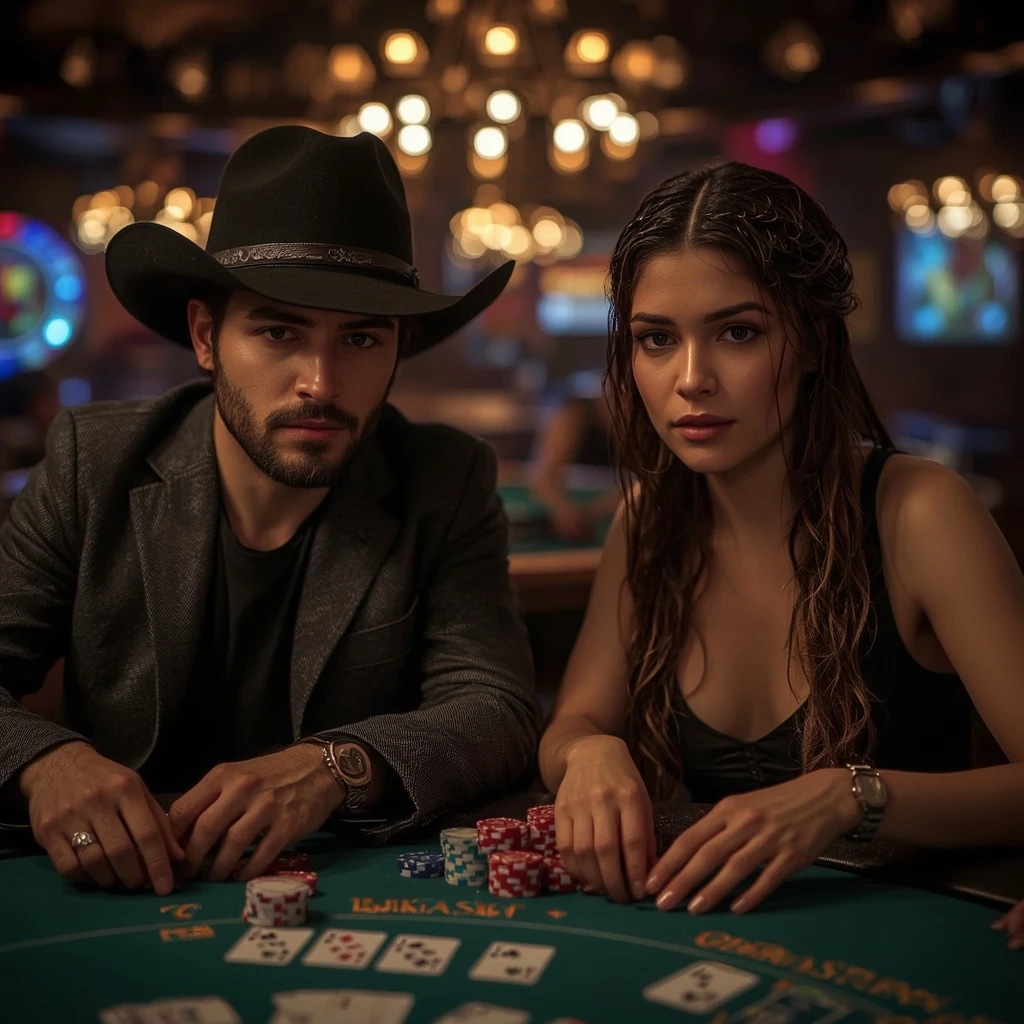 photo de deux joueurs de poker BEVEGAS CASINO
